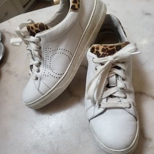 Salvatore ferragamo women sneakers Leppard tongue size 9 RARE 785$